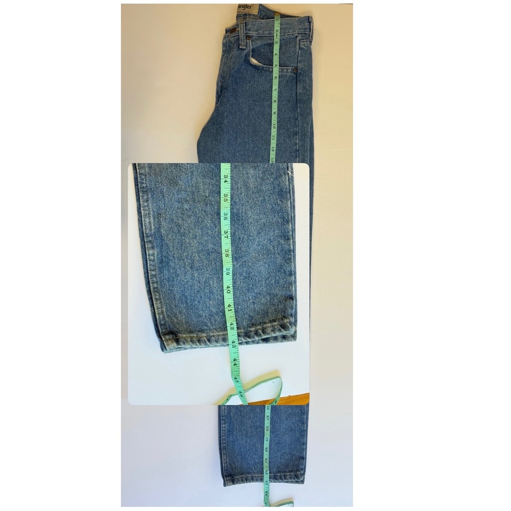 Wrangler Authentics Mens‎ Blue Denim Straight Leg Jeans Size 28x32 - Picture 11 of 11